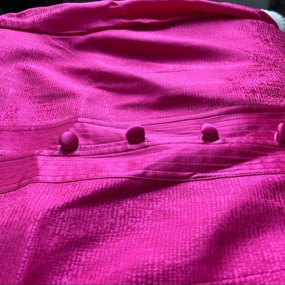 100% silk fuchsia blazer (0031) - Picture 6 of 12